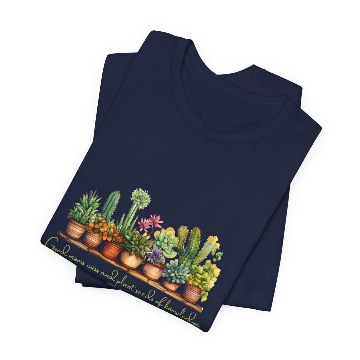 Wisdom & Plant Love Tee | Unisex Short Sleeve Shirt for Casual Wear | Ethically Made