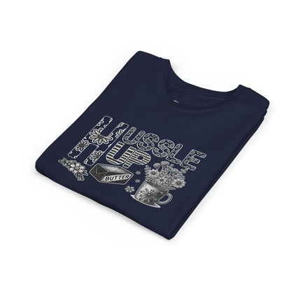 Youth Tee — Hussle Up: Cute Baking & Tea Kid’s Shirt