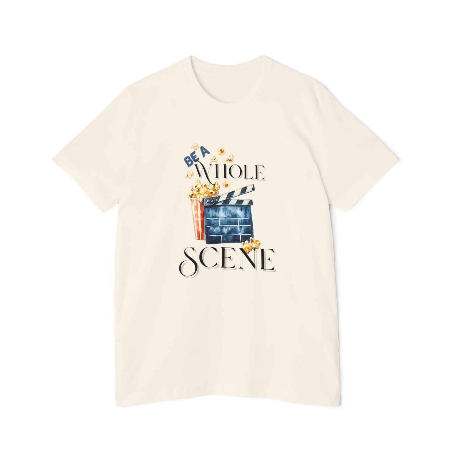 Cozy Comfort: USA-Made Unisex Short-Sleeve Jersey T-Shirt – Movie Night Essential!