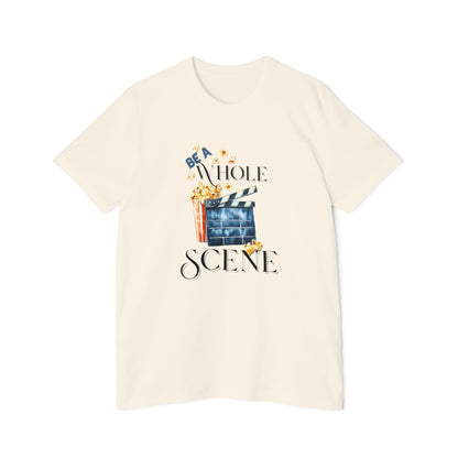 Cozy Comfort: USA-Made Unisex Short-Sleeve Jersey T-Shirt – Movie Night Essential!