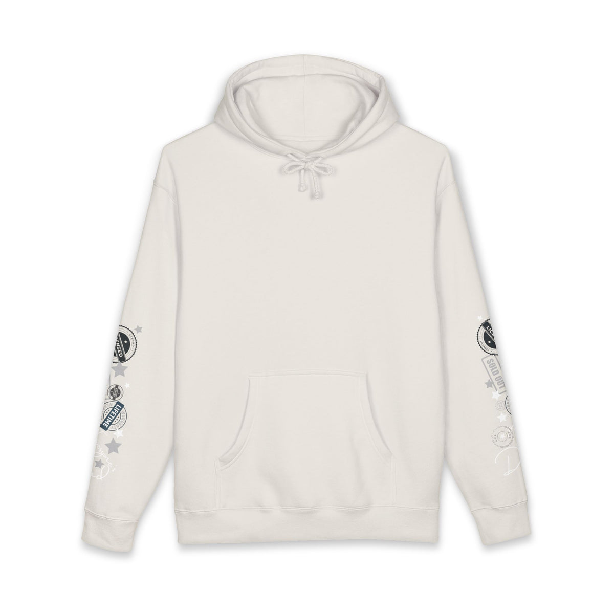 Skull Sunglasses Hoodie — Retro Pompadour Skull Pullover