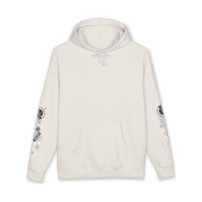 Skull Sunglasses Hoodie — Retro Pompadour Skull Pullover