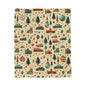 Luxuriously Soft Vintage Vehicle Plush Blanket - Perfect Gift for Friends and Family