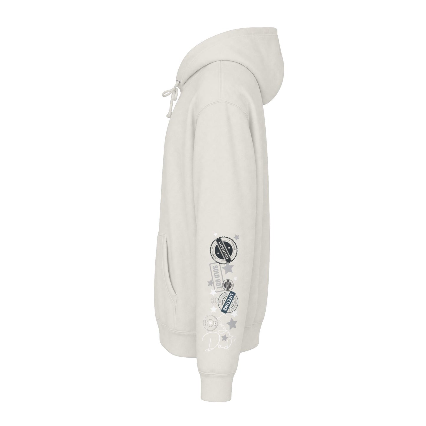 Skull Sunglasses Hoodie — Retro Pompadour Skull Pullover