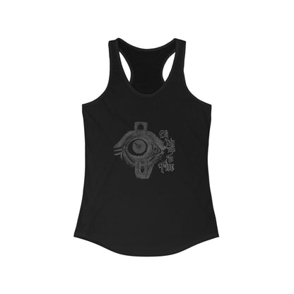 Sporty Racerback Tank with Scoop Neckline | Ideal for Daily Wear