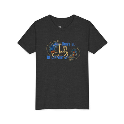Don’t Be Jelly Be Supportive Youth Tee | Cute Mermaid Illustration