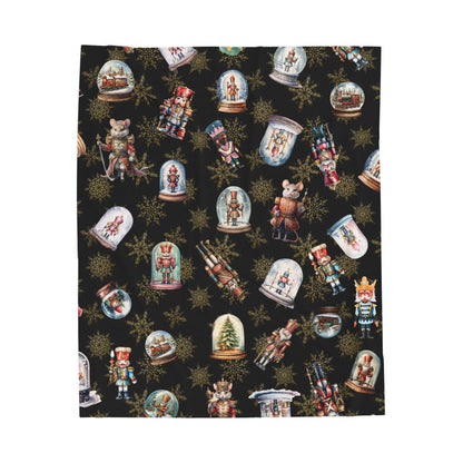 Premium Quality Boys Velveteen Snowglobe Blanket | Perfect Gift for Friends and Family | Choose from 3 Sizes