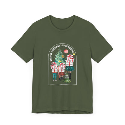 Holiday Gift Tee, Unisex Cotton Shirt, Family Christmas Outfit, Festive Apparel Option