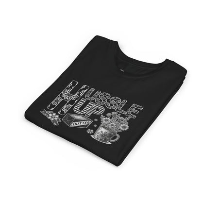 Youth Tee — Hussle Up: Cute Baking & Tea Kid’s Shirt