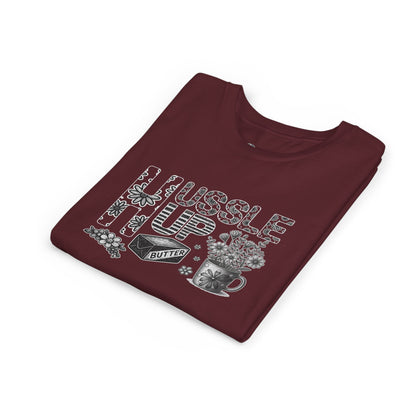 Youth Tee — Hussle Up: Cute Baking & Tea Kid’s Shirt