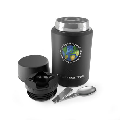 Premium Copper Insulated Food Container for Earthday Adventures | 24h Cold, 8h Hot