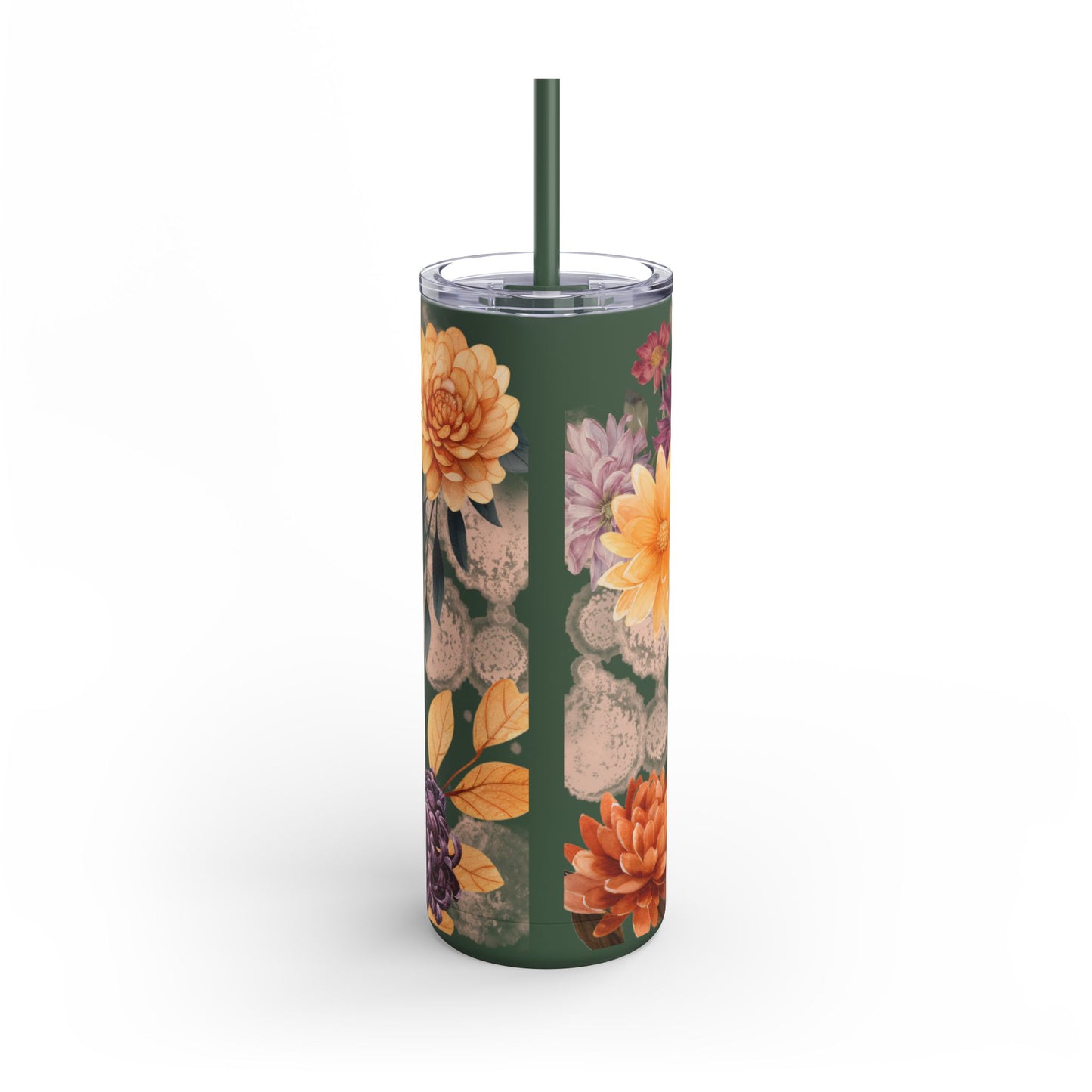 Stay Cool with our 20oz Fake it Floral Bats Skinny Tumbler - Cold for 24h