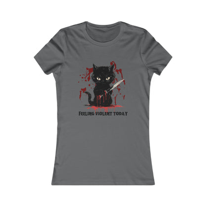 Feeling Violent Today Women's Relaxed T-Shirt - Soft and Comfortable Tee for Effortless Style
