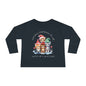 Meowy Christmas to All! Youth Long Sleeve Tee - Holiday Kids Fashion - Cat Christmas Tree Design