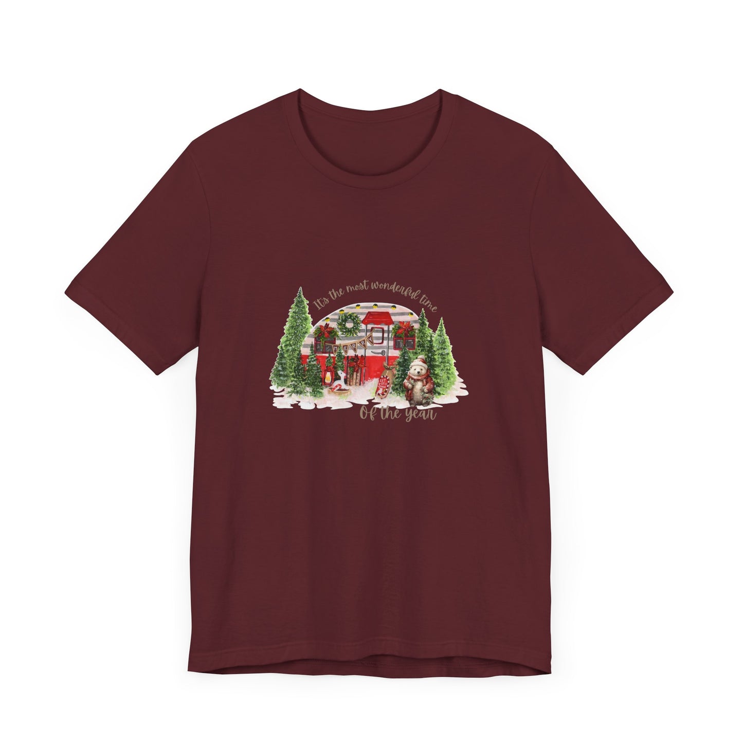 Festive Christmas Gift for Outdoorsy Women - Soft & Comfy Camper T-Shirt