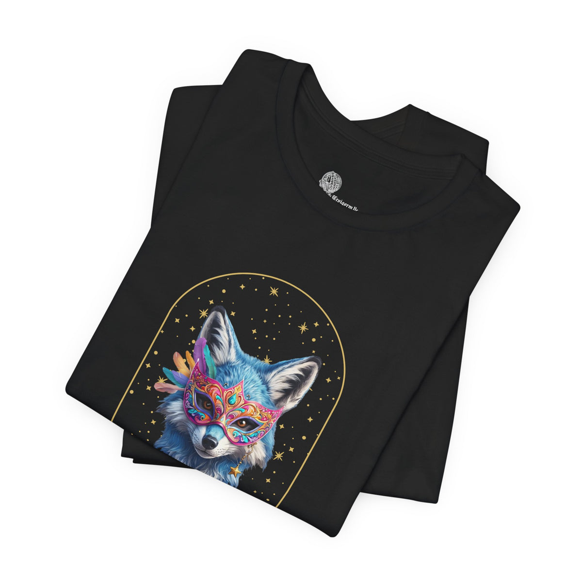 Colorful Fox Portrait Feeling Kinda Shady Tee | Animal Graphic Shirt