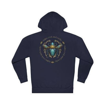 Epic Moments Await with this Calm and Cool Unisex Hooded Sweatshirt - Perfectly Balanced Style