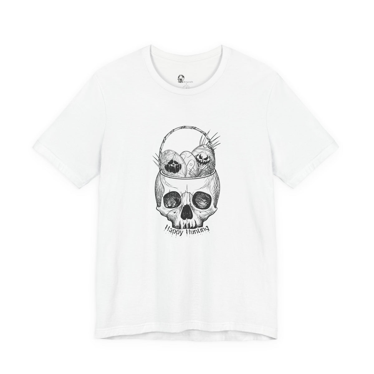 Skull with Nesting Birds T-Shirt | Gothic Illustration tee