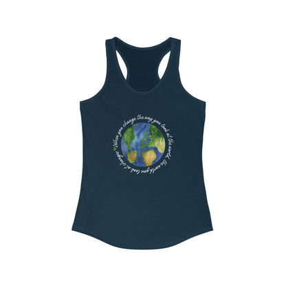 Eco-Friendly Earth Day Tank - Women's Lightweight Racerback for Active Living