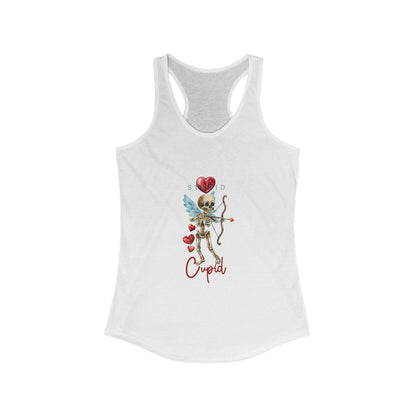 Stylish Anti-Valentine's Day Tank - Women's Racerback Shirt for Rebels