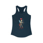 Stylish Anti-Valentine's Day Tank - Women's Racerback Shirt for Rebels
