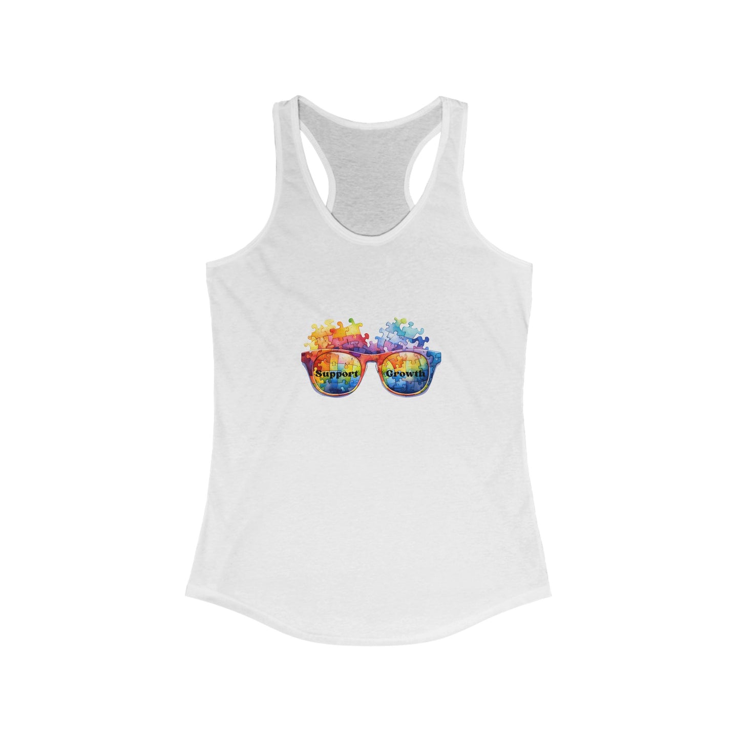 Slim Fit Tank Top for Women - Supportive Design with Racerback Cut - Ideal for Daily Wear and Workouts
