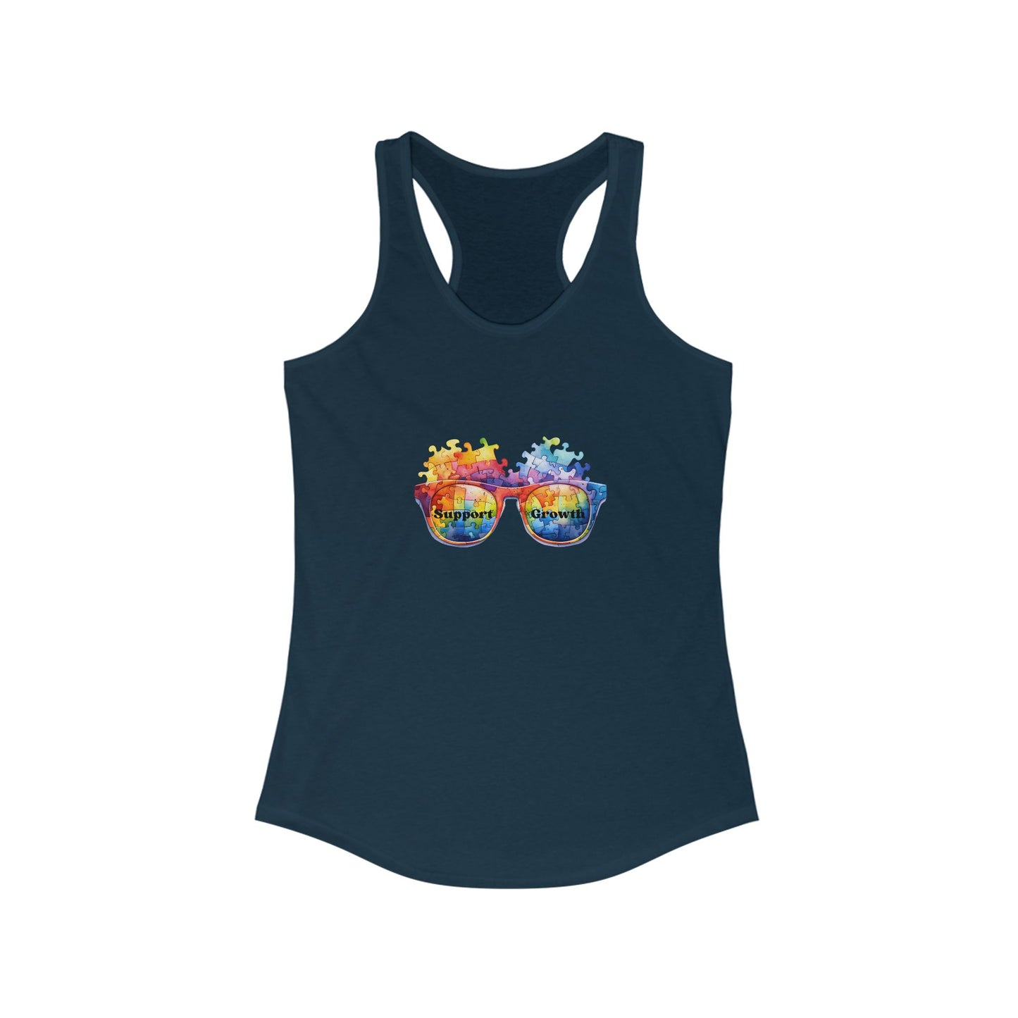 Slim Fit Tank Top for Women - Supportive Design with Racerback Cut - Ideal for Daily Wear and Workouts