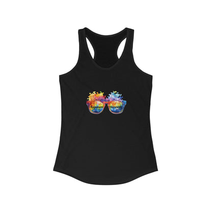 Slim Fit Tank Top for Women - Supportive Design with Racerback Cut - Ideal for Daily Wear and Workouts
