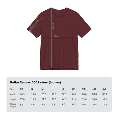 Jellyfish Design Tee - Support Your Friends in Style! Unisex Short Sleeve Shirt by Bella Canvas