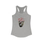 Unleash Your Voice: Ideal Racerback Tank for Women - Skull Print