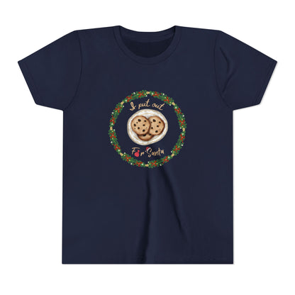 Adorable Santa-approved Youth Tee for the Cookie Lover in Your Life!