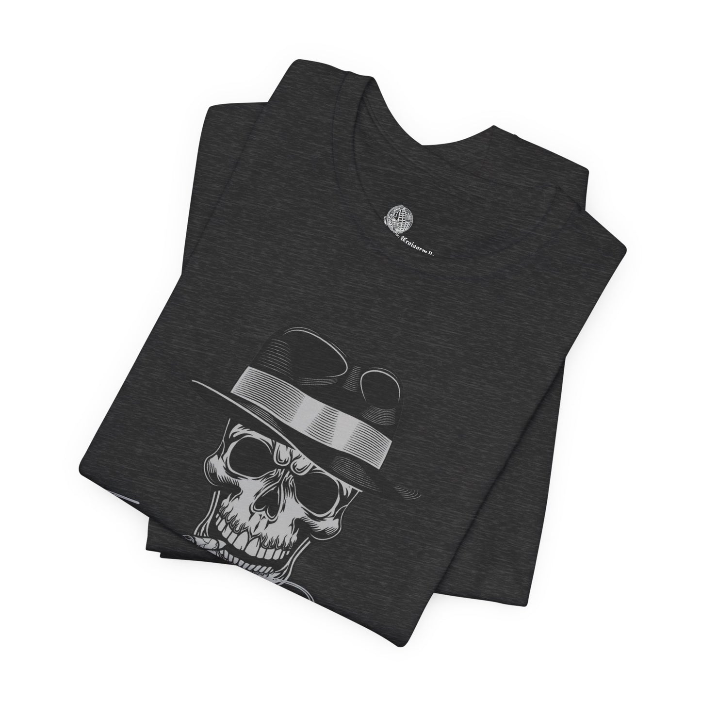 Skull with Fedora 'Everyone's Dad' Tee | Graphic Black T-Shirt