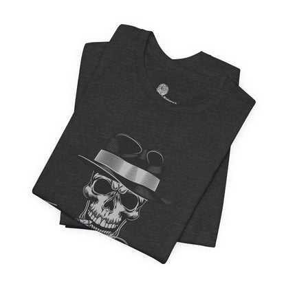 Skull with Fedora 'Everyone's Dad' Tee | Graphic Black T-Shirt