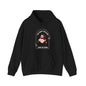 Stay Cozy this Winter with our Retro Ghost Unisex Heavy Blend Hooded Sweatshirt - Plush, Soft, and Warm with Holiday Spirit