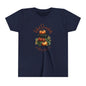 Velvet Pumpkins Youth Tee - Short Sleeve Halloween Shirt