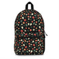 White and Red Strawberry Printed Backpack