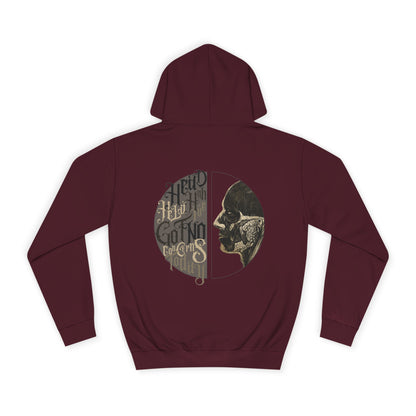 No Concerns Head Unisex College Hoodie