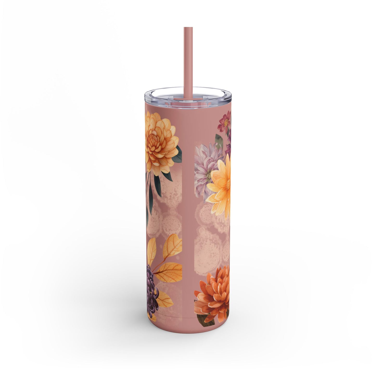 Stay Cool with our 20oz Fake it Floral Bats Skinny Tumbler - Cold for 24h