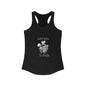 Gothic Valentine Skeleton Couple Women's Racerback Tank I Love You to Death