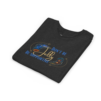 Don’t Be Jelly Be Supportive Youth Tee | Cute Mermaid Illustration