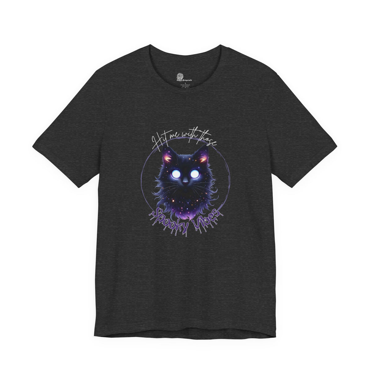 Galaxy Wolf Tee | Cosmic Wolf Face T-shirt, Night Sky Nebula Design