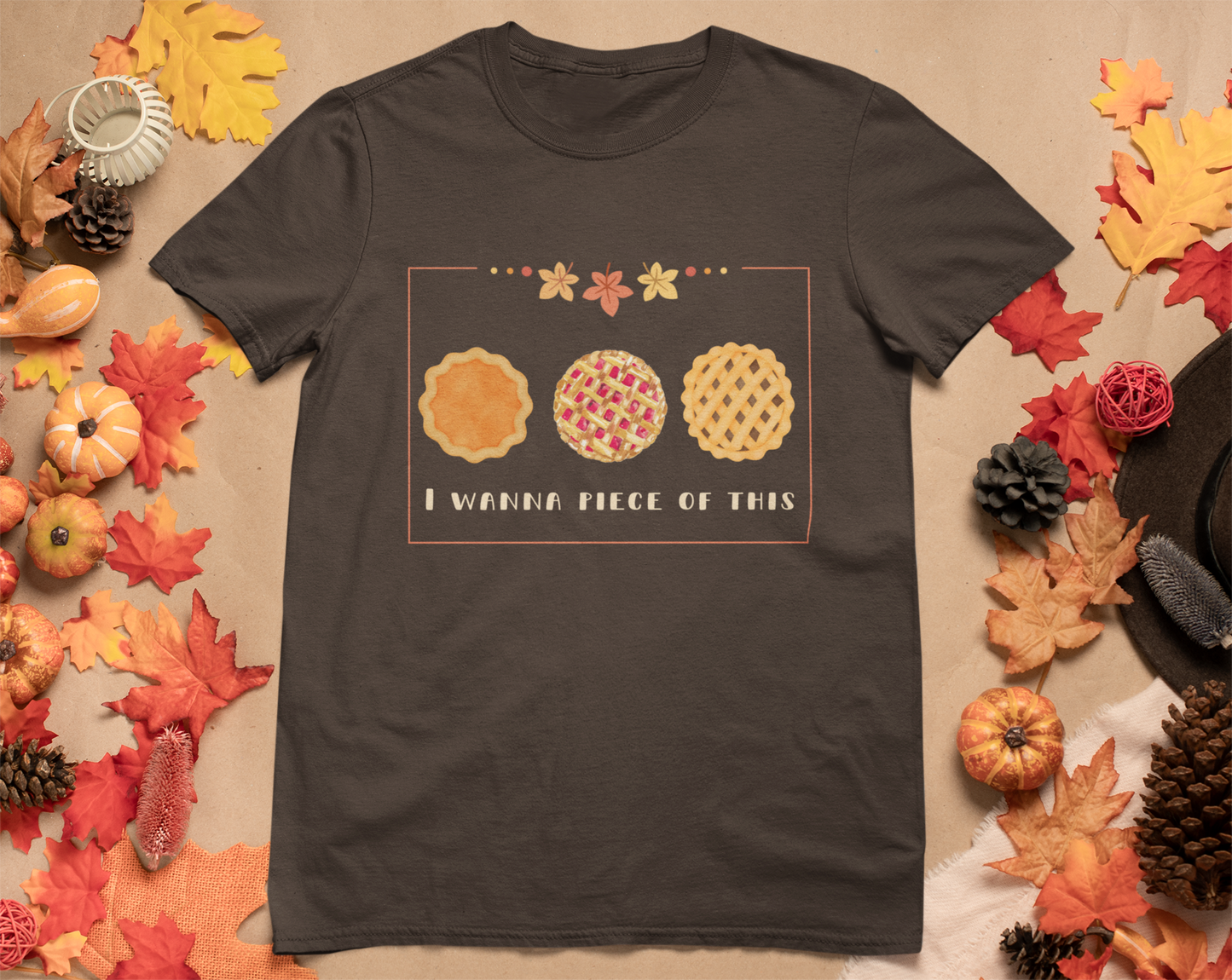 Pie Lover's Thanksgiving Party Tee | Soft and Comfortable Women's T-Shirt