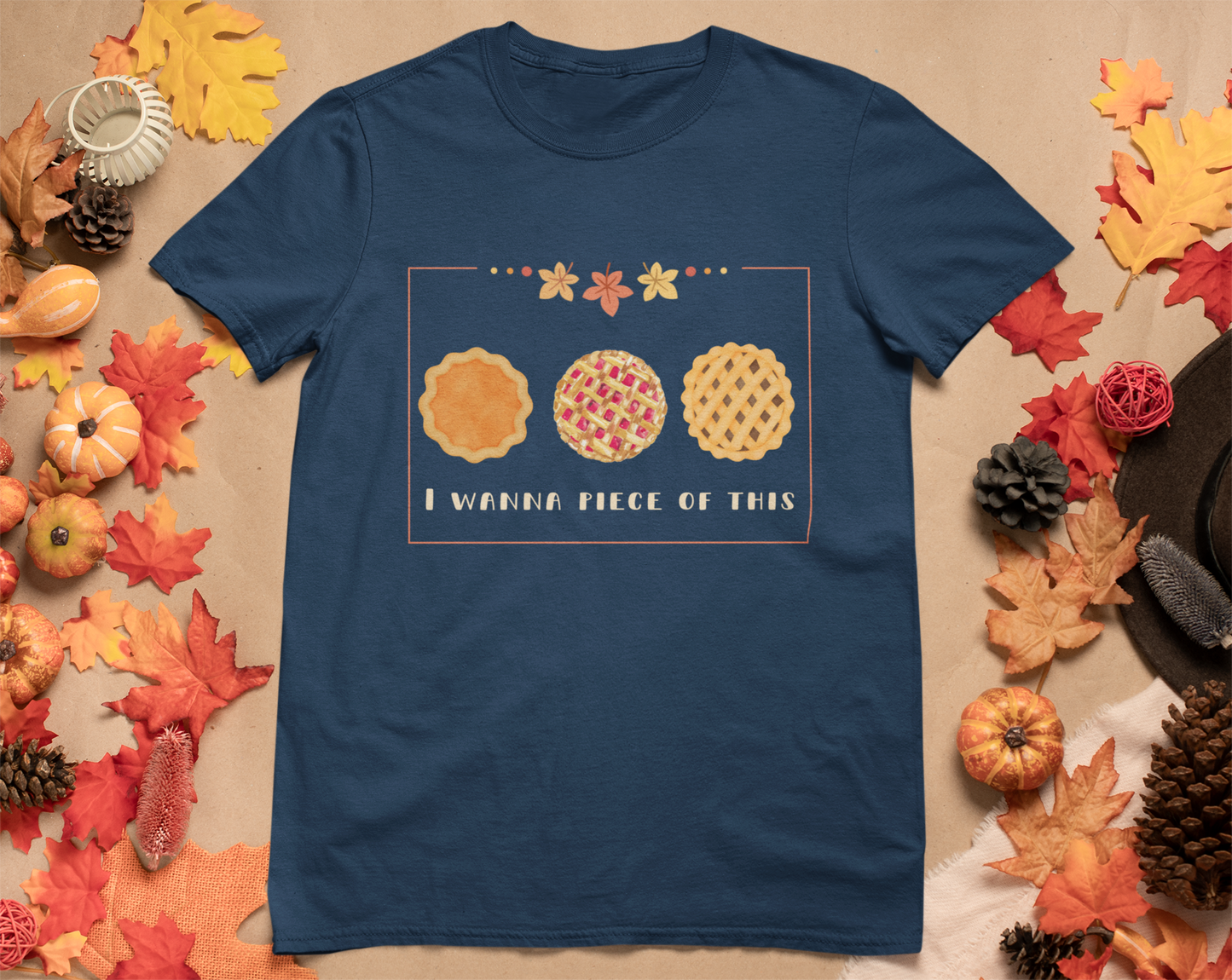 Pie Lover's Thanksgiving Party Tee | Soft and Comfortable Women's T-Shirt