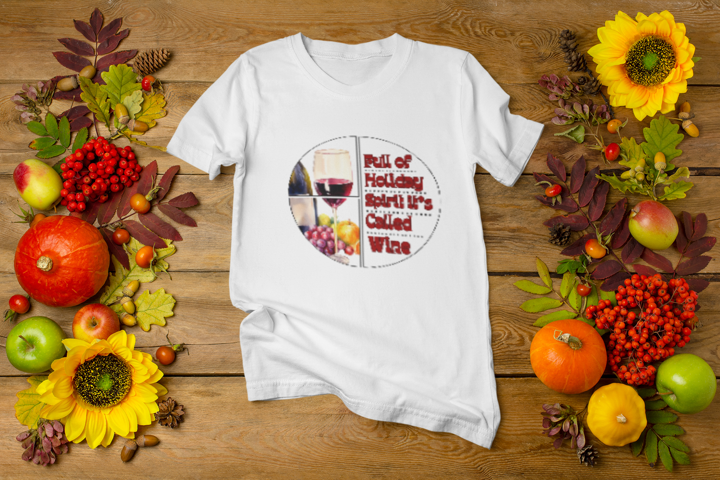 Thanksgiving Feast Wine Lovers Tee | Soft Cotton Unisex Shirt | Holiday Spirit Vibes