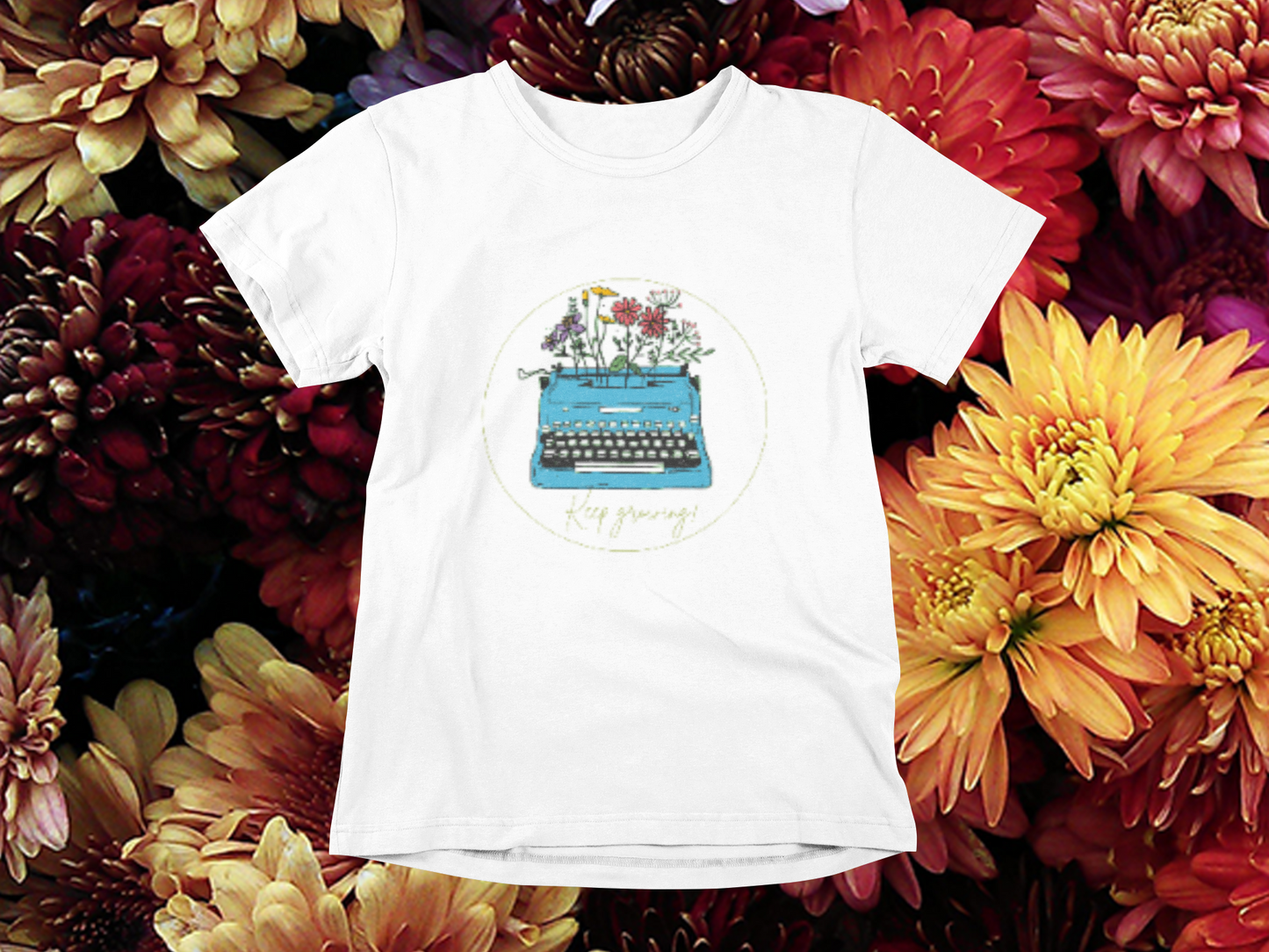 Floral Book Lover's T-Shirt - Soft Unisex Tee for Active & Leisure Wear