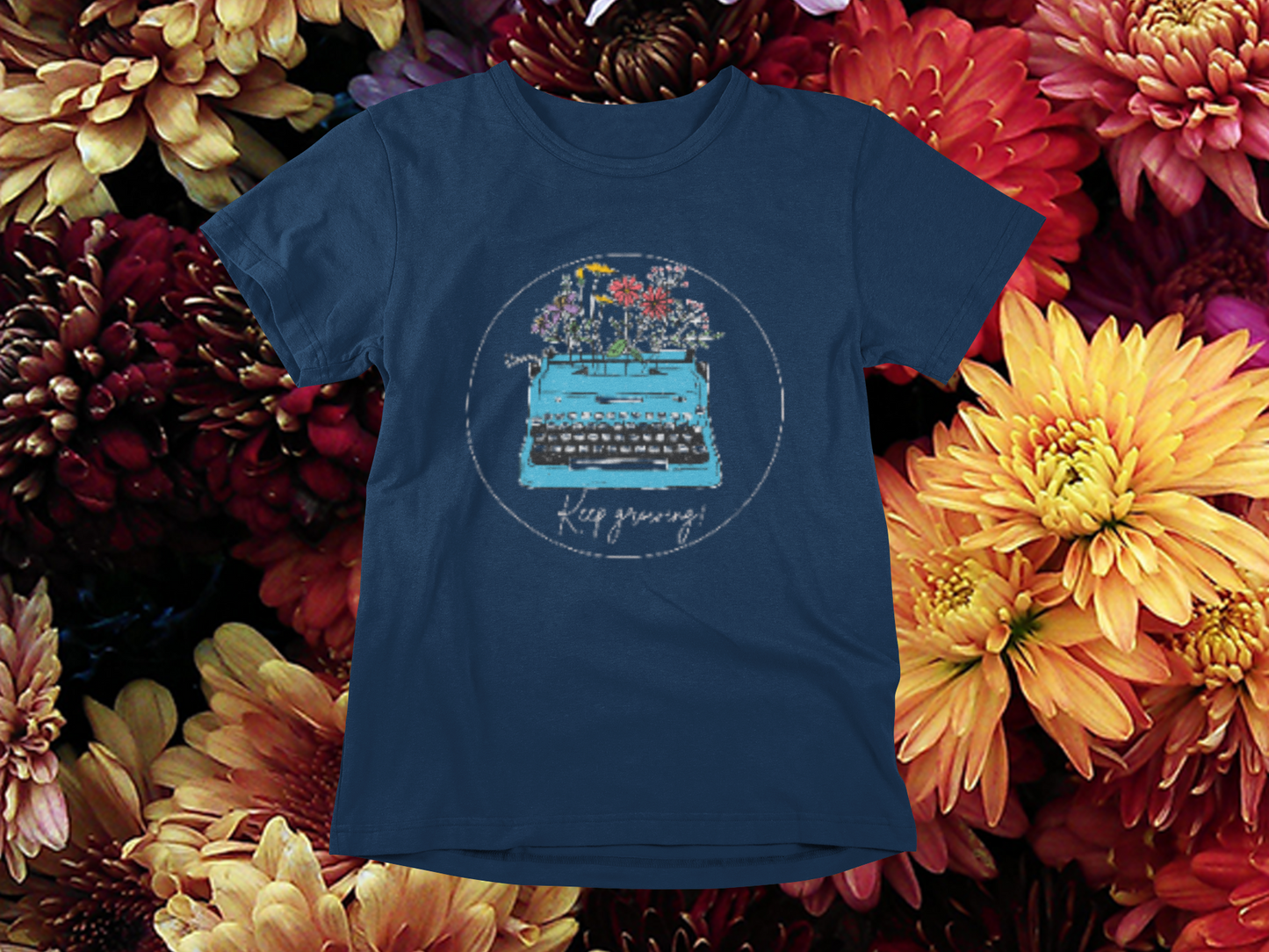 Floral Book Lover's T-Shirt - Soft Unisex Tee for Active & Leisure Wear