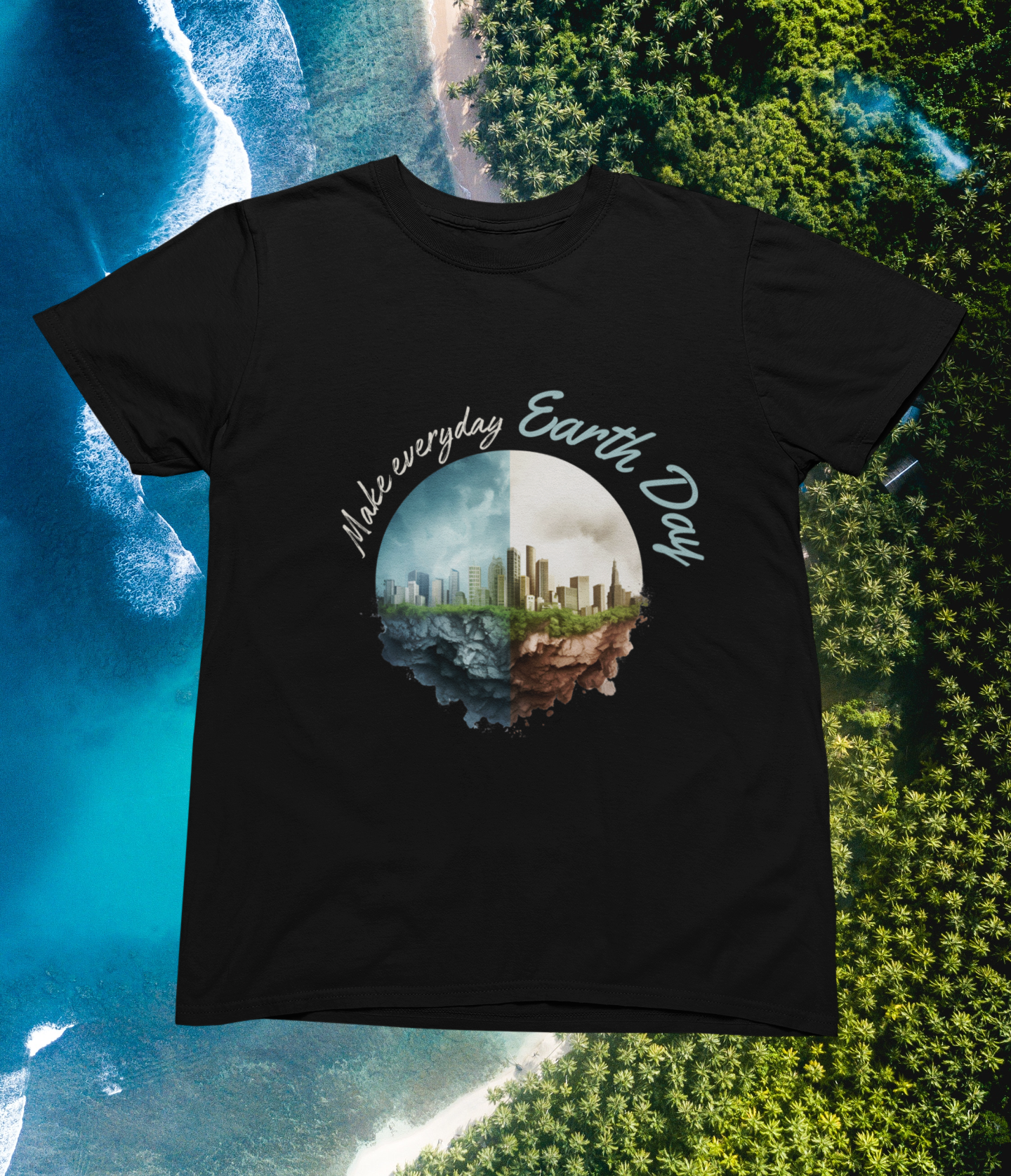 Eco-Friendly Earth Day Tee | Unisex World Shirt | Sustainable Jersey Top