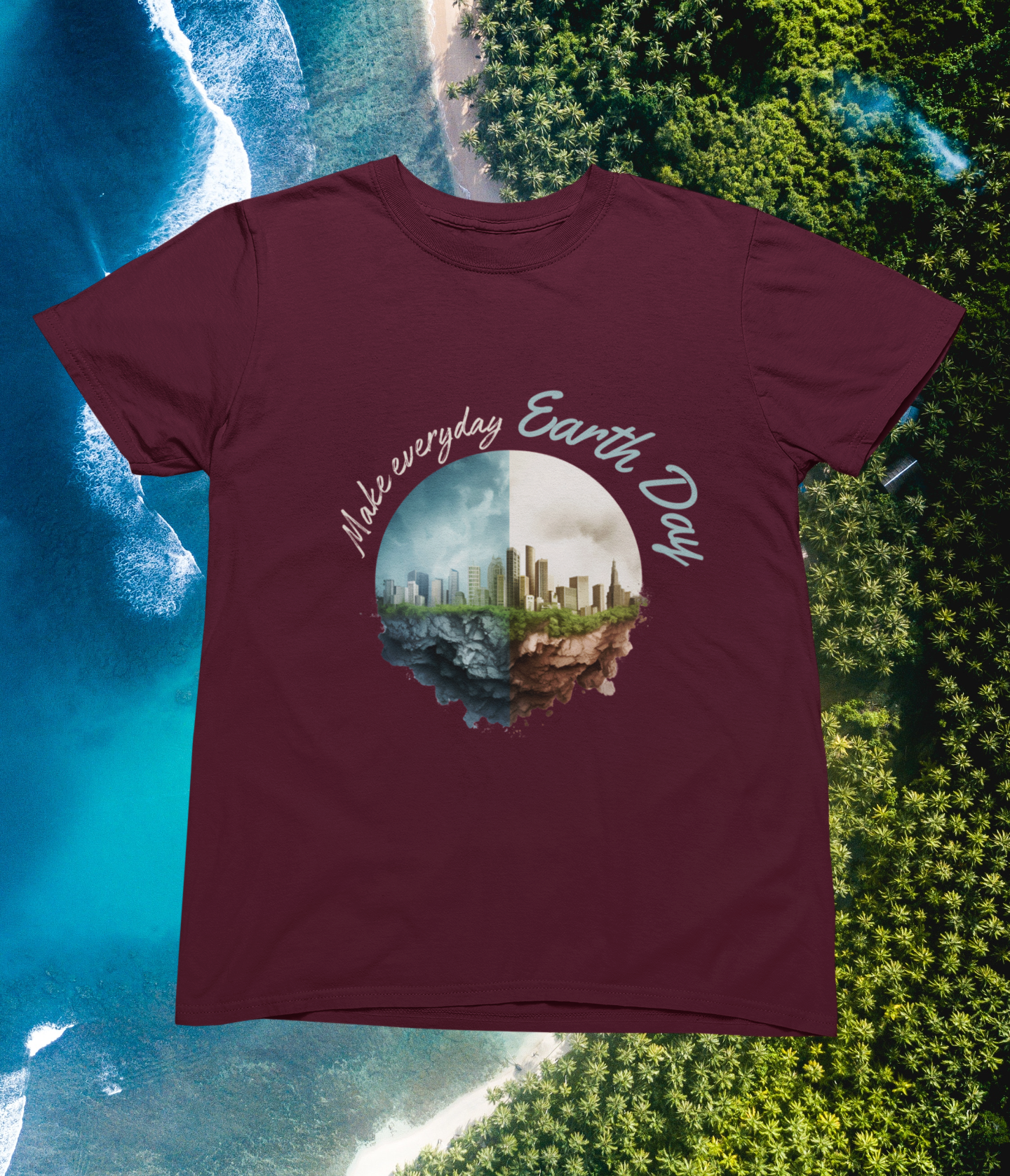 Eco-Friendly Earth Day Tee | Unisex World Shirt | Sustainable Jersey Top