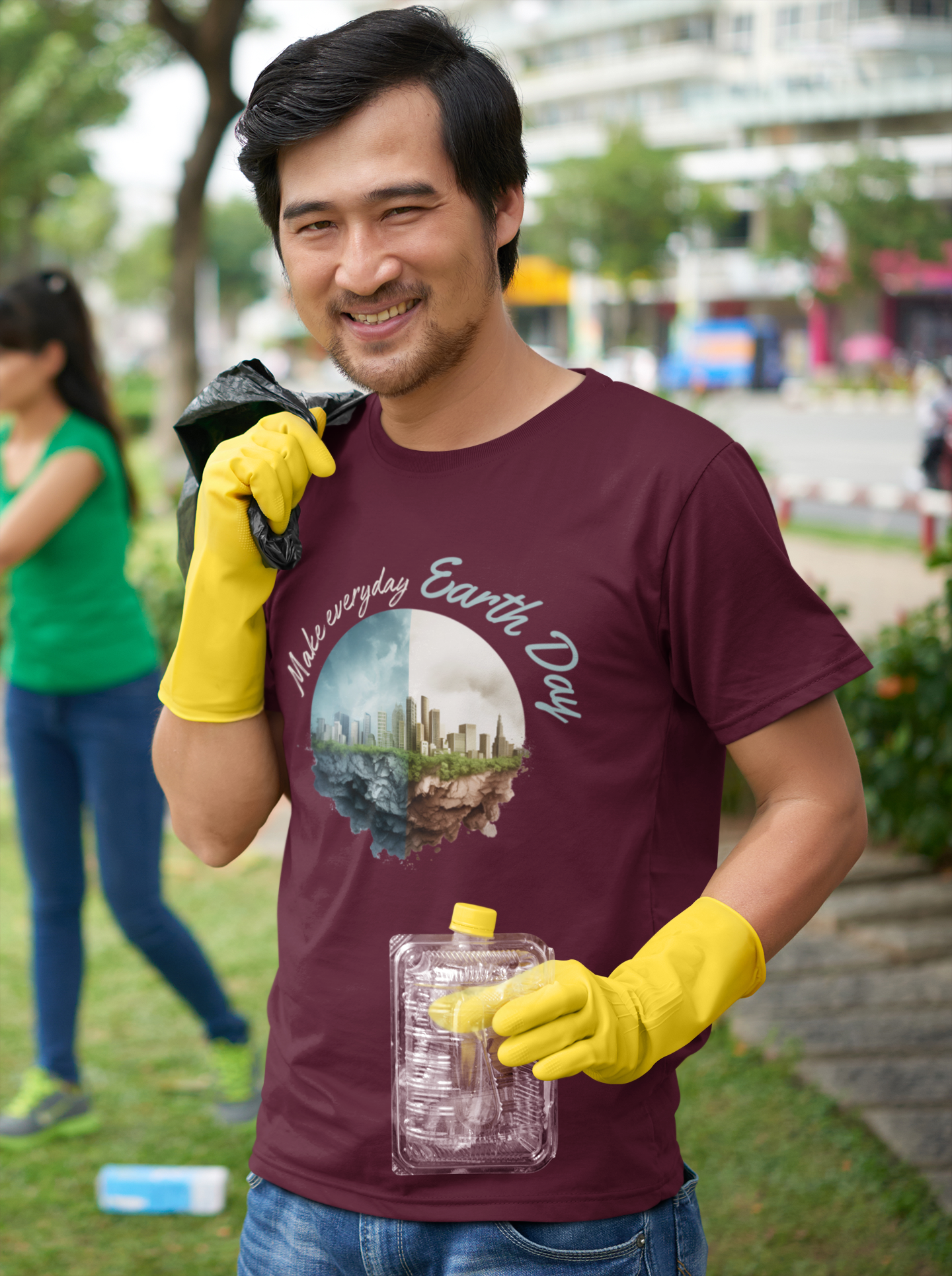 Eco-Friendly Earth Day Tee | Unisex World Shirt | Sustainable Jersey Top