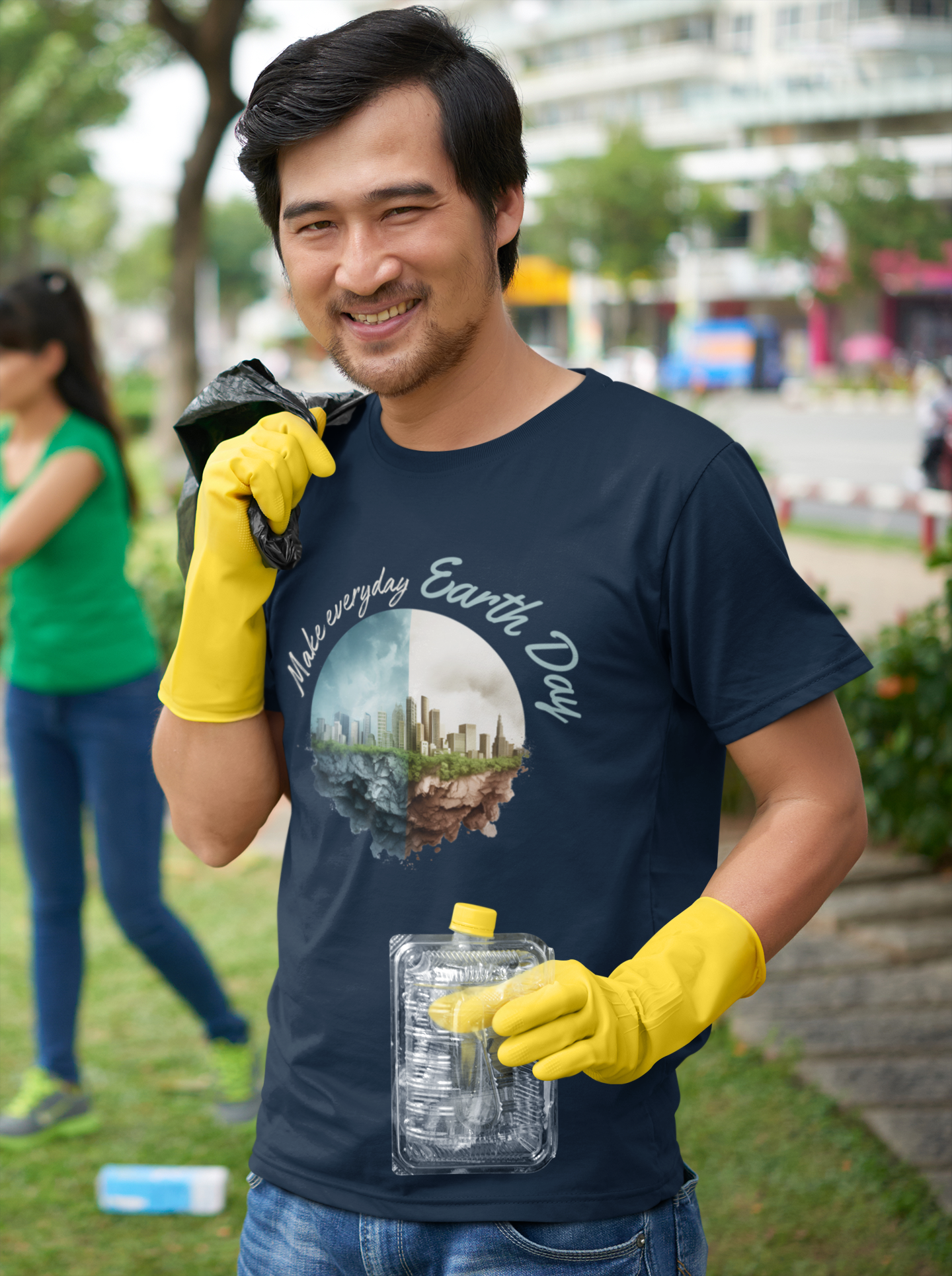 Eco-Friendly Earth Day Tee | Unisex World Shirt | Sustainable Jersey Top